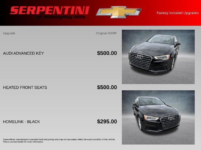 Used 2016 Audi A3 2.0T Premium AWD/4WD image 4