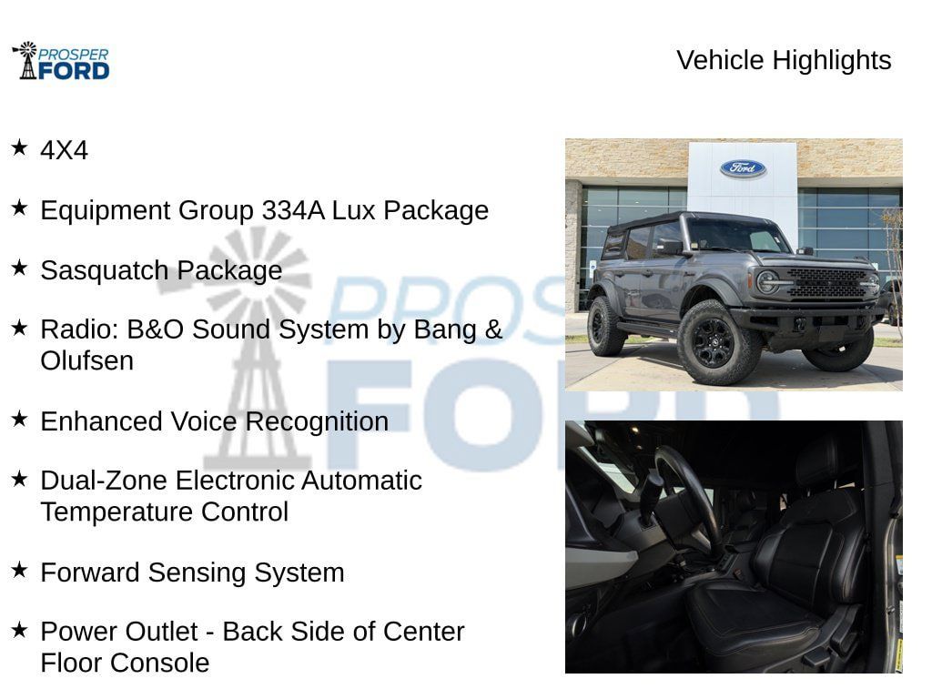 Used 2021 Ford Bronco Badlands AWD/4WD image 5