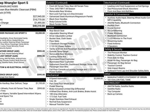 Used 2018 Jeep Wrangler Sport image 33