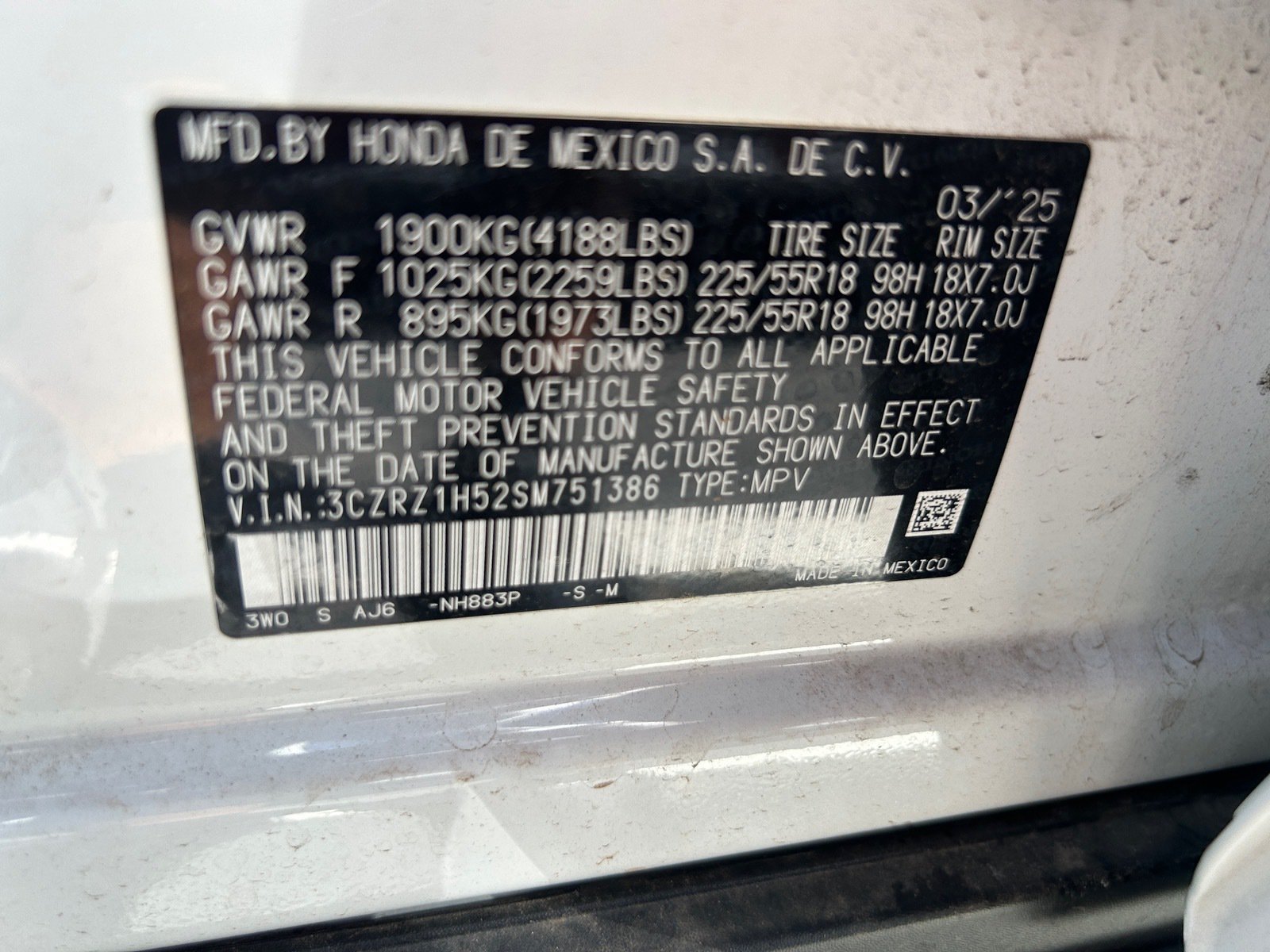 Used 2025 Honda HR-V Sport image 12