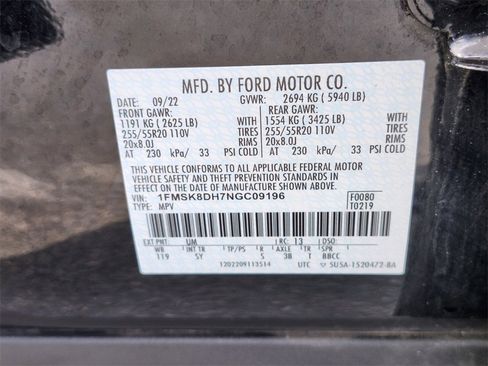 Certified 2022 Ford Explorer XLT w/ Equipment Group 202A image 36