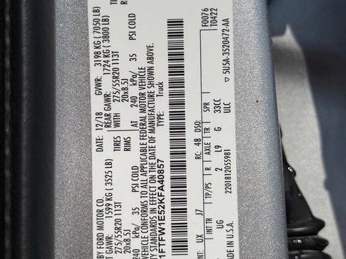 Used 2019 Ford F150 XLT w/ Equipment Group 302A Luxury AWD/4WD image 19