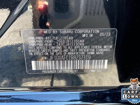 Certified 2024 Subaru Impreza 2.0i Sport AWD/4WD image 33