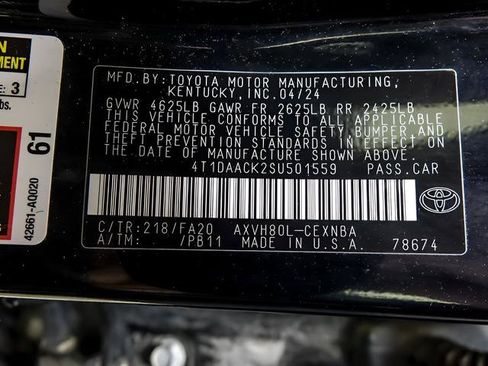 Certified 2025 Toyota Camry LE FWD image 23