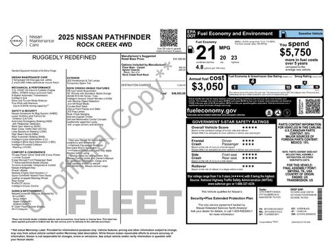 Certified 2025 Nissan Pathfinder Rock Creek AWD/4WD image 15