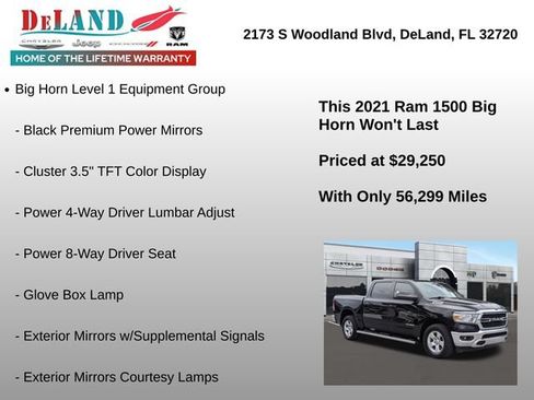 Used 2021 RAM 1500 Big Horn RWD image 12