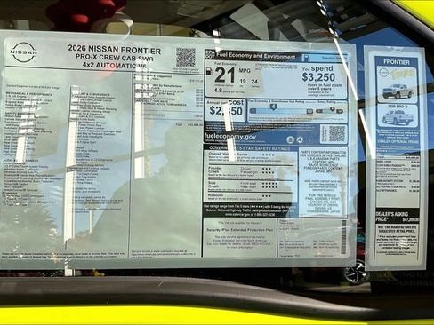 New 2026 Nissan Frontier Pro-X w/ Tow Package RWD image 16
