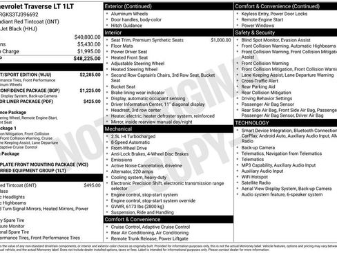 Used 2026 Chevrolet Traverse LT w/ Midnight/Sport Edition FWD image 6