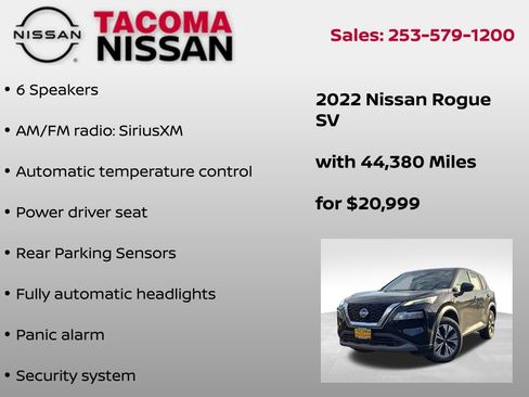 Used 2022 Nissan Rogue SV image 6