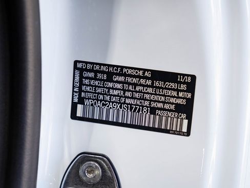 Used 2018 Porsche 911 GT3 image 36