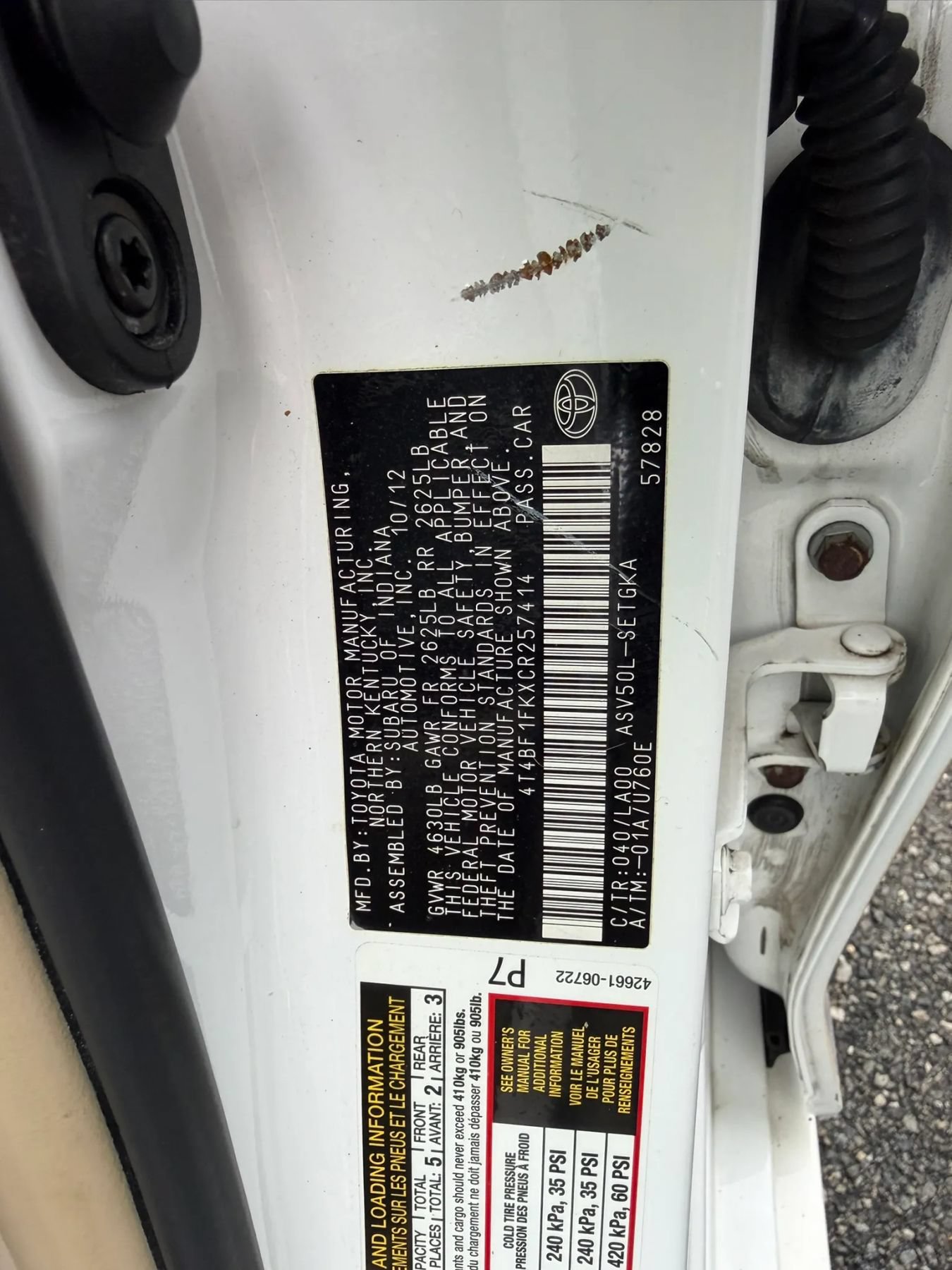 Used 2012 Toyota Camry XLE w/ Leather Pkg FWD image 26
