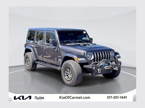 Used 2021 Jeep Wrangler Unlimited Sahara w/ Cold Weather Group image 1