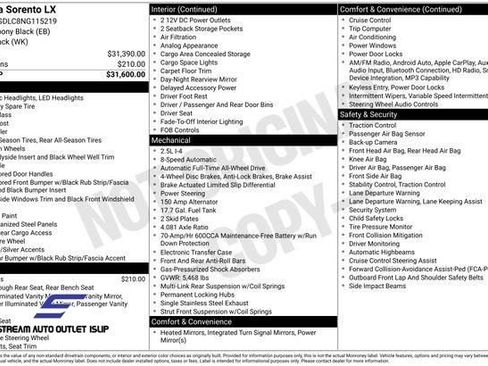 Used 2022 Kia Sorento LX image 40