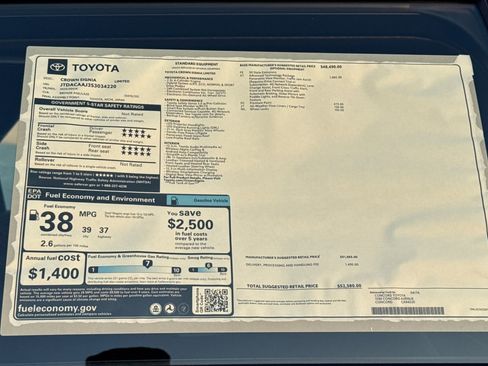 New 2025 Toyota Crown Signia image 29