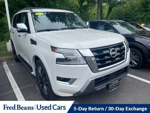 Used 2024 Nissan Armada Platinum w/ Captain's Chairs Package AWD/4WD image 1