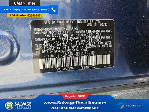 Used 2013 Subaru Forester 2.5X AWD/4WD image 17