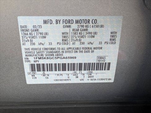 Used 2023 Ford Explorer ST w/ Equipment Group 401A AWD/4WD image 26