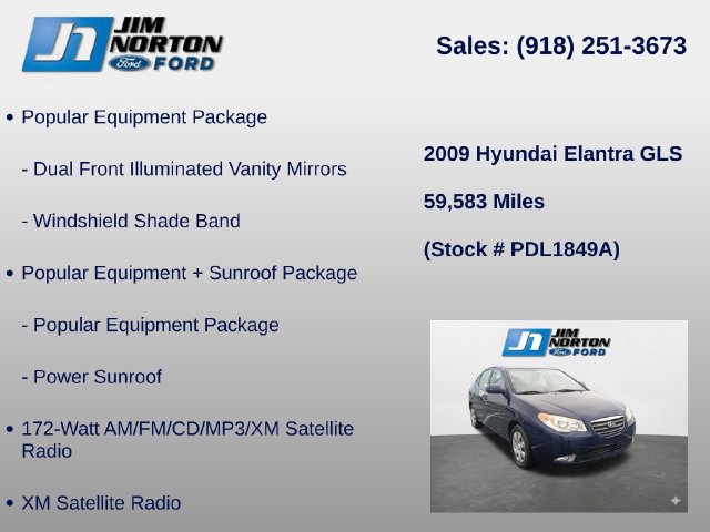 Used 2009 Hyundai Elantra GLS FWD image 16