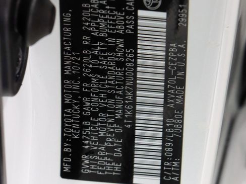 Used 2022 Toyota Camry XSE w/ Navigation Package image 31