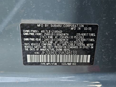 Certified 2025 Subaru Crosstrek 2.0i Premium image 37