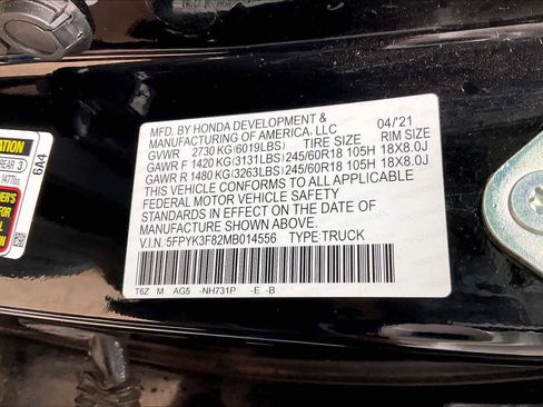 Used 2021 Honda Ridgeline Black Edition image 34