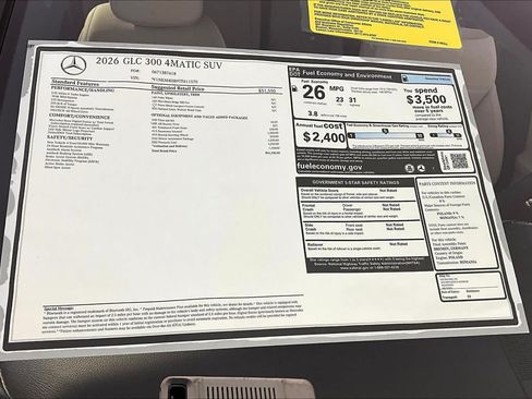 New 2026 Mercedes-Benz GLC 300 4MATIC image 18