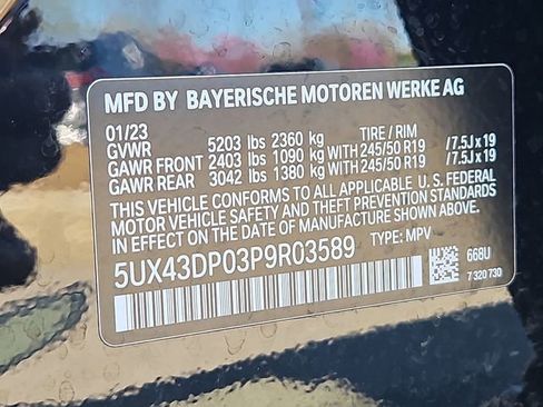 Used 2023 BMW X3 sDrive30i w/ Convenience Package RWD image 31
