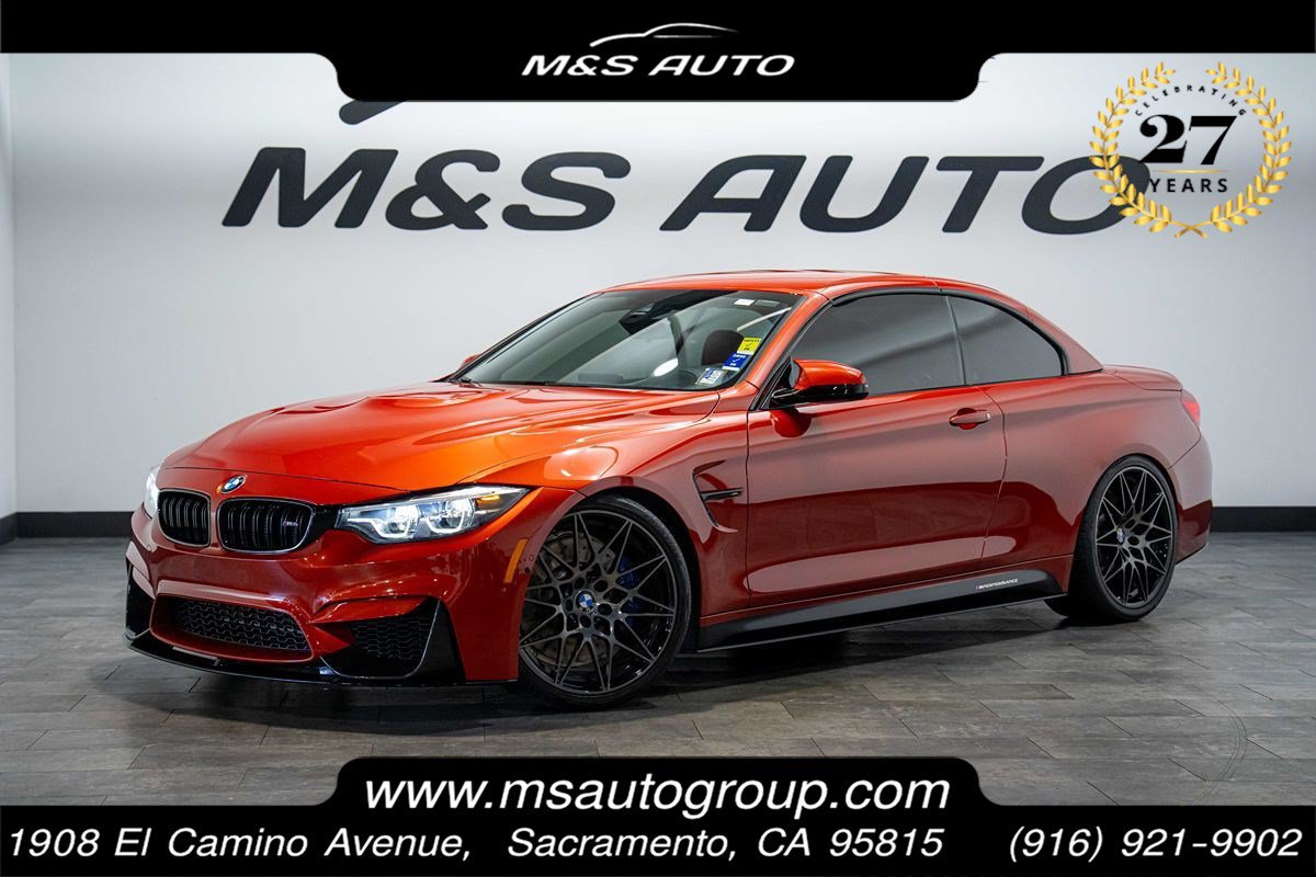 Used 2018 BMW M4 Convertible w/ Competition Package RWD image 1