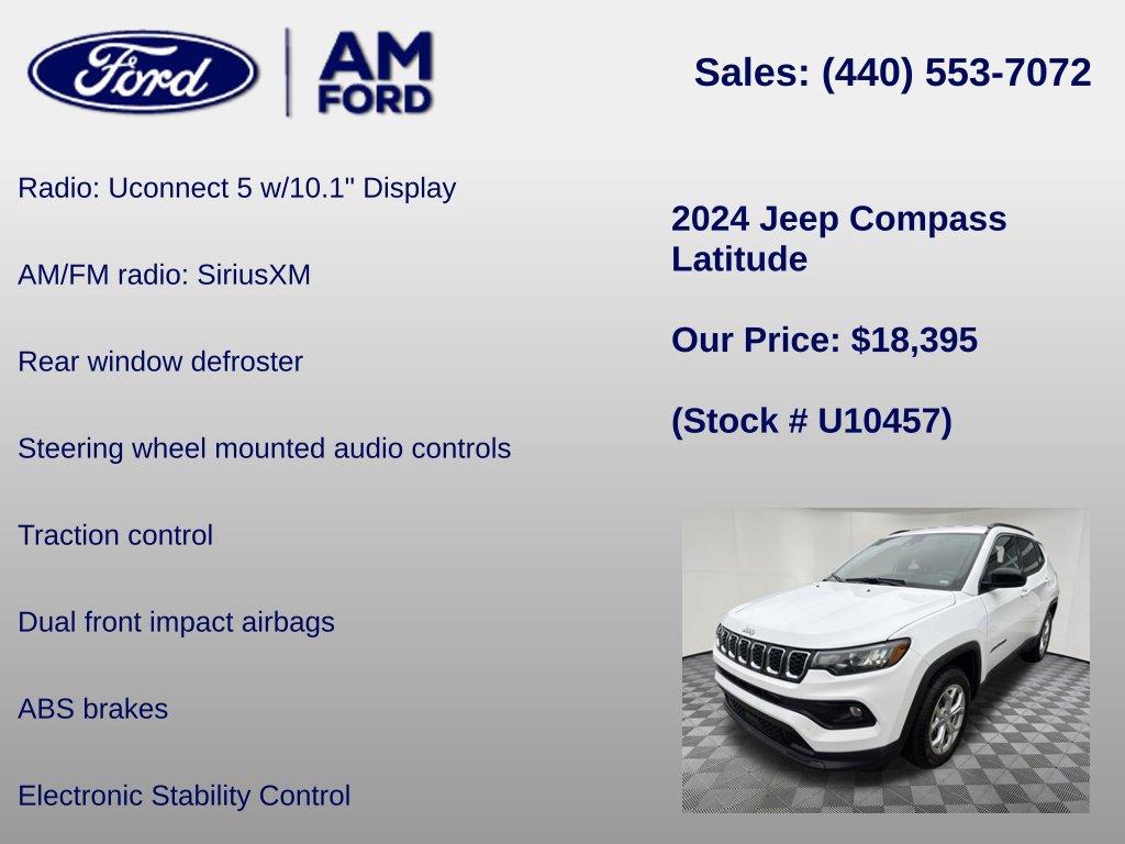 Used 2024 Jeep Compass Latitude AWD/4WD image 6