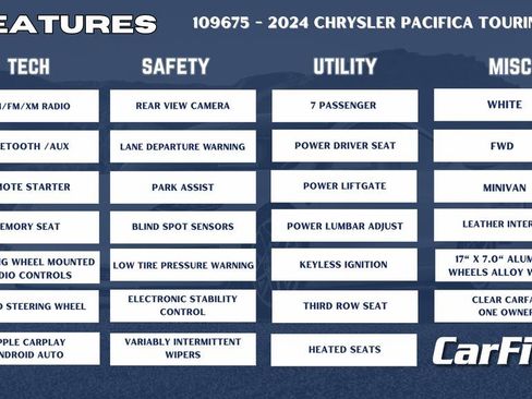 Used 2024 Chrysler Pacifica Touring-L image 34