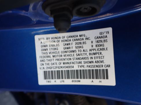 Used 2019 Honda Civic LX image 23