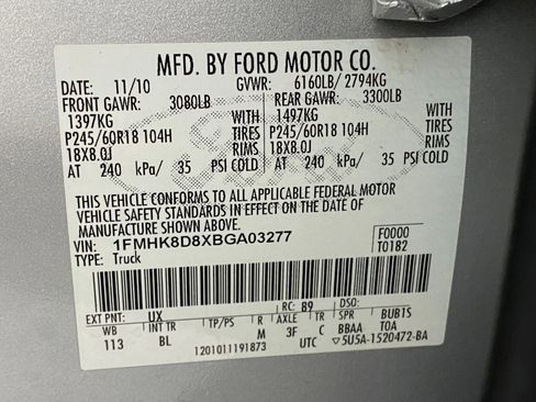 Used 2011 Ford Explorer XLT w/ 202A Rapid Spec Order Code image 21