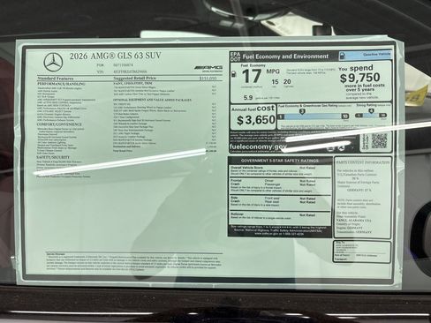 New 2026 Mercedes-Benz GLS 63 AMG 4MATIC image 31