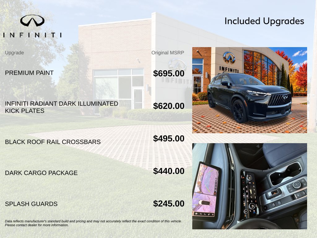 Certified 2026 INFINITI QX60 Sport w/ Dark Cargo Package AWD/4WD image 6