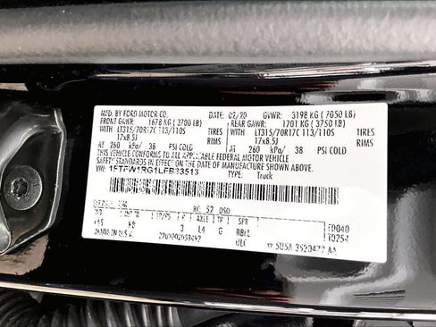 Used 2020 Ford F150 Raptor w/ Equipment Group 802A Luxury AWD/4WD image 34