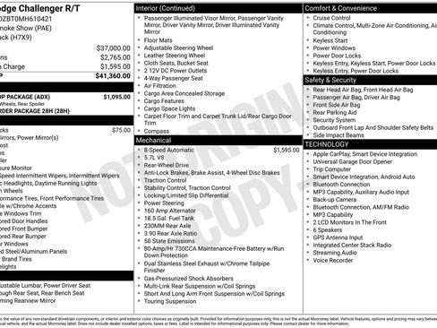 Used 2021 Dodge Challenger R/T w/ Blacktop Package RWD image 17