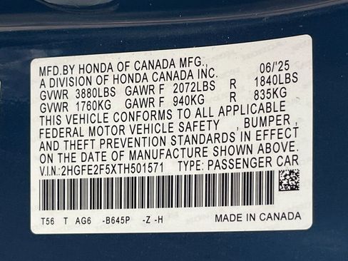 Used 2026 Honda Civic Sport image 32
