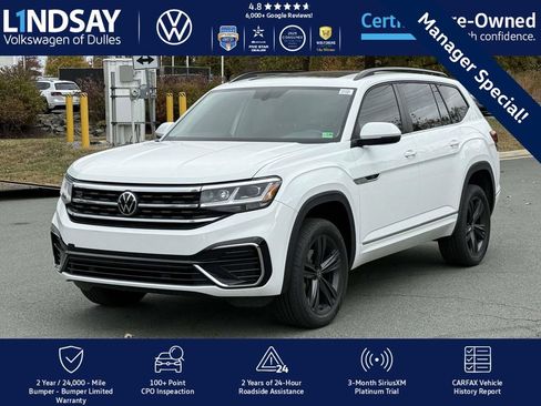 Certified 2021 Volkswagen Atlas SE w/ Panoramic Sunroof Package image 4