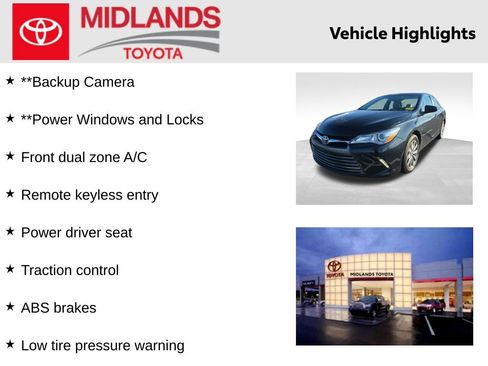Used 2017 Toyota Camry XLE image 2