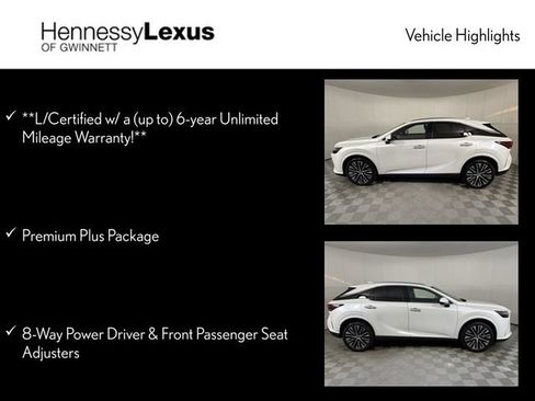 Certified 2023 Lexus RX 350 Premium Plus w/ Accessory Package (Z1) image 12