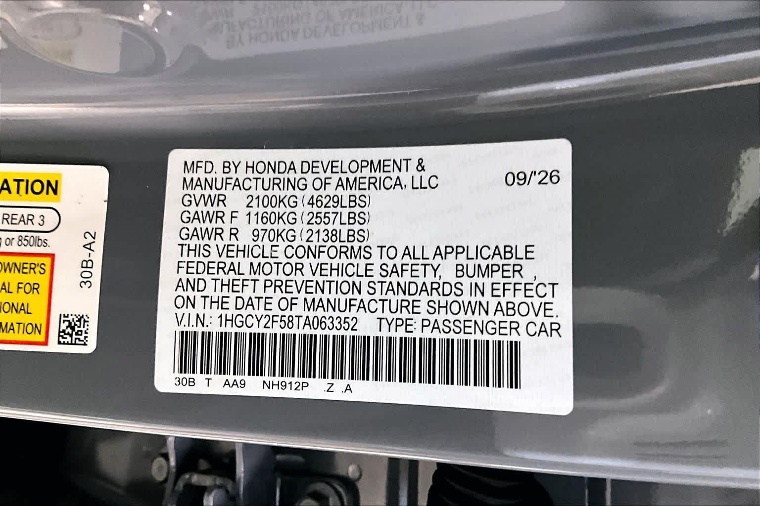 New 2026 Honda Accord Sport image 22