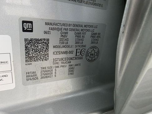 Used 2021 GMC Sierra 1500 Elevation image 43