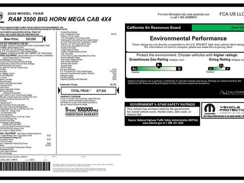 Used 2022 RAM 3500 Big Horn w/ Level C Equiment Group AWD/4WD image 4