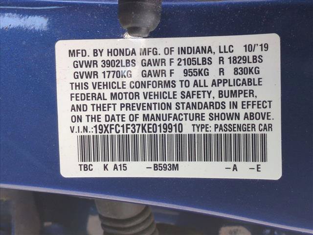 Used 2019 Honda Civic EX image 16