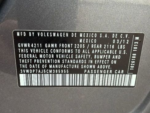 Used 2012 Volkswagen Jetta SE image 28