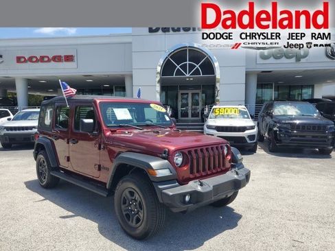 Certified 2021 Jeep Wrangler Unlimited Sport AWD/4WD image 1