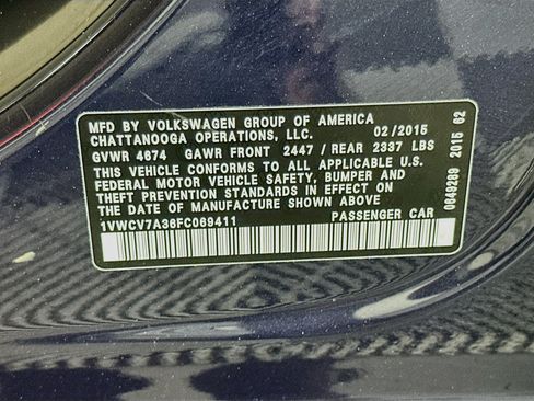 Used 2015 Volkswagen Passat TDI SEL Premium FWD image 12