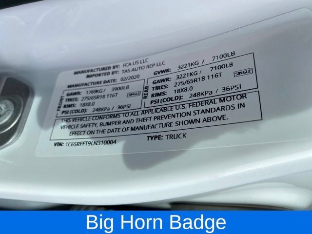 Used 2020 RAM 1500 Big Horn AWD/4WD image 24