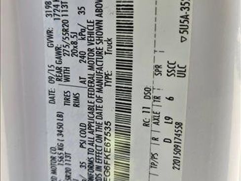 Used 2015 Ford F150 Lariat w/ Equipment Group 502A Luxury image 24