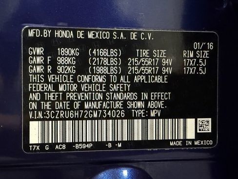 Used 2016 Honda HR-V EX-L image 28